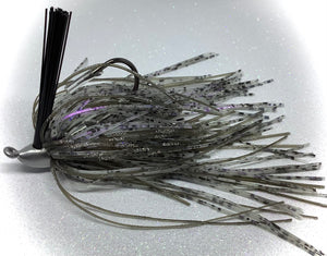 3/16 oz. Silver Chrome Real Fine Custom Lures Finesse Flipping Bass Jig