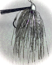 Load image into Gallery viewer, 3/16 oz. Silver Chrome Real Fine Custom Lures Finesse Flipping Bass Jig