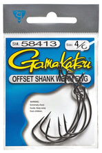 Load image into Gallery viewer, Gamakatsu Offset Shank Worm EGW Hook - 4/0 (5 Pack)